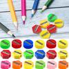 4/8/12 шт. Мини-ручные точилки для карандашей Сердце Квадрат Круг Инструменты для заточки карандашей Офисные школьные канцелярские принадлежности
