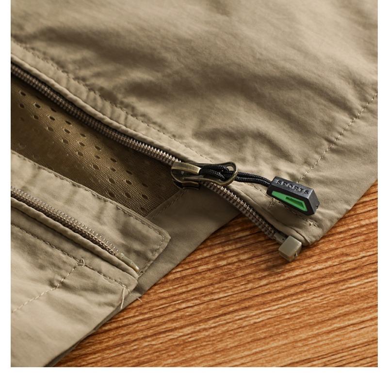 2024 Быстросохнущая мужская куртка, пальто, ветровка, спортивная, для активного отдыха, весна и осень, свободная, повседневная, ветрозащитная, однотонная, хардшелл-куртка