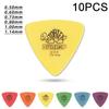 10 шт. 0,5/0,6/0,73/0,88/1,0/1,14 мм Dunlop Медиаторы для гитары Треугольные медиаторы Delrin Акустическая гитара