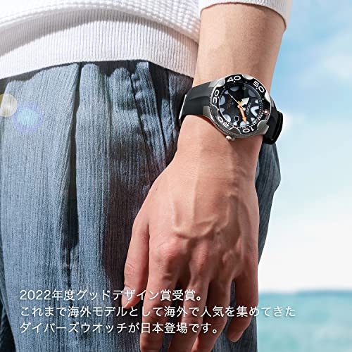 Citizen Часы Promaster Orca, Eco-Drive с питанием от света, Водонепроницаемость при погружении до 200 м, Мужские, Черные, BN0230-04E