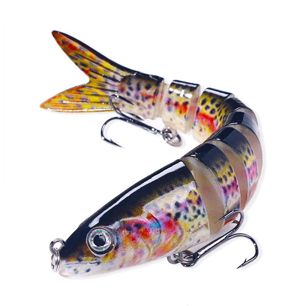Многосекционная приманка для рыбы 18G Bag Bait 8 секций Погруженная приманка рыболовные снасти
