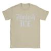 Anti ICE Retro English Vintage Old Text Style Abolish ICE TShirt Summer TShirts Men Cotton O Neck Plus Size Tees Retro Tops
