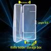 Высококачественный портативный дорожный чехол для бритвы: Универсальная прозрачная коробка-держатель