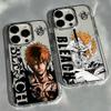 Аниме Горячий Крутой Новый Чехол Для Телефона BLEACHS Для iPhone 17 16e 16 15 14 13 12 11mini Pro Max X XR XSMAX Air Plus Прозрачный Мягкий Чехол