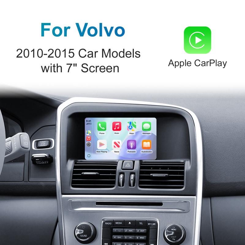 Беспроводной CarPlay Android Auto Декодер-бокс для обновления OEM-экрана для Volvo V40 V60 S S60 XC60 V70 XC70 S80 2010-2015 с 7-дюймовым экраном