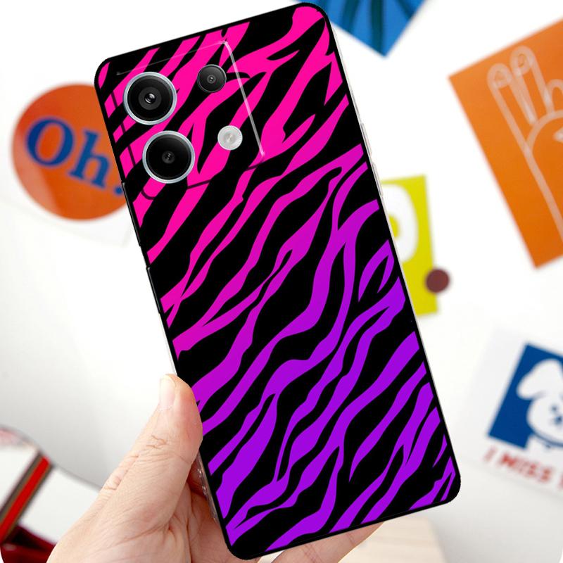 Zebra Skin Print Funda For Xiaomi Redmi Note 14 13 10 11 12 Pro 11S 12S Case For Redmi 15 14C 10C 12C 13C 15C
