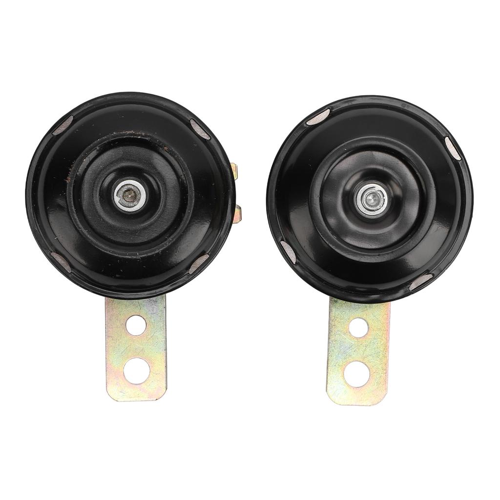 Waterproof Motorcycle Horns 12V 1.5A 105db Round Car Loud Speaker for Motorcycle Car UTV ATV Boat