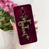 Чехол-бампер для Redmi 8 Прозрачный Роскошная Корона Буквы от A до Z 2D Плоский Узор Мягкий Чехол для Телефона M1908C3IC MZB8255IN M1908C3IG M1908C3IH