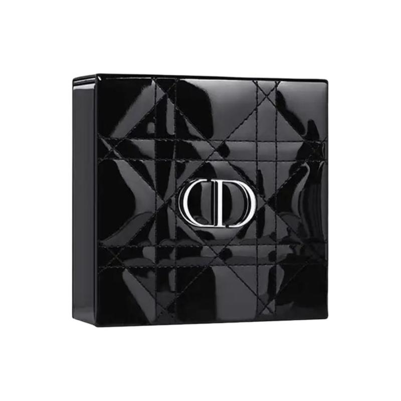 Dior Черная эмалированная косметичка с зеркалом, портативная, 1 шт.
