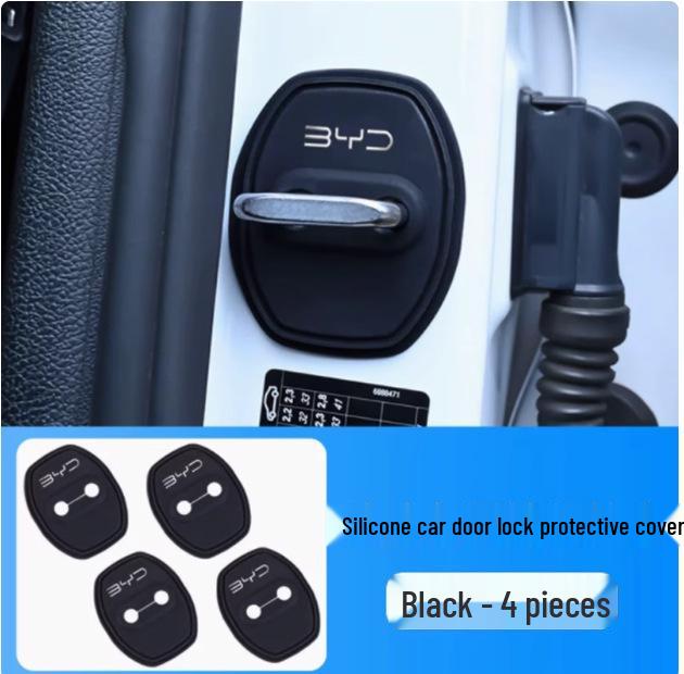 Универсальная накладка на дверной замок BYD: Бесшумный, амортизирующий силиконовый протектор