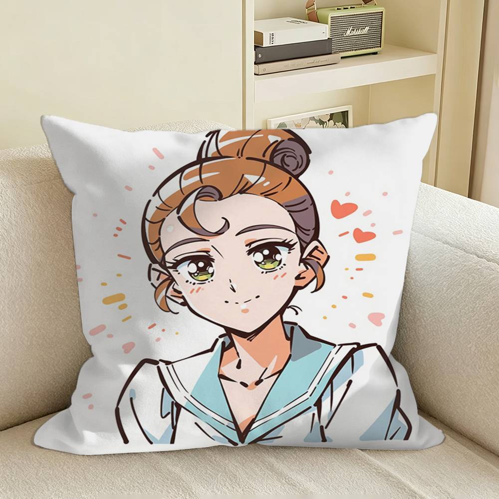 Revolutionary Girl Utena Square Sofa Pillow Cover Solid Color Living Room Home Decor Cushion Case