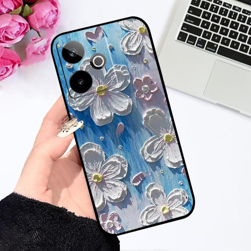 Чехол для Realme GT7 5G Модный чехол с рисунком Мягкий силиконовый чехол для телефона Для Realme GT 7 7T Чехлы GT7 T Ударопрочный корпус Бампер