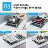 With Handle Induction Cooker Stand Anti-Slip Feet Kitchen Counter Rack  Tabletop