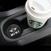 2Pcs Leather Coaster Anti-noise Water Cup Pad Cushion For BMW Mini Works Cooper F54 F55 F56 F57 F60 R50 R52 R53 R55 R56 R57 R58 akvnt44