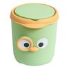 Мини мусорное ведро с крышкой, милый мультяшный дизайн, пластиковое мусорное ведро на столешницу с крышкой для стола