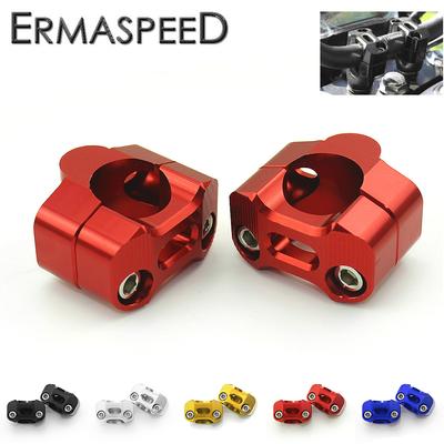 1 пара 1/8 "CNC алюминиевые стойки руля мотоцикла 28 мм регулируемые зажимы для толстого стержня, универсальные для мотоцикла