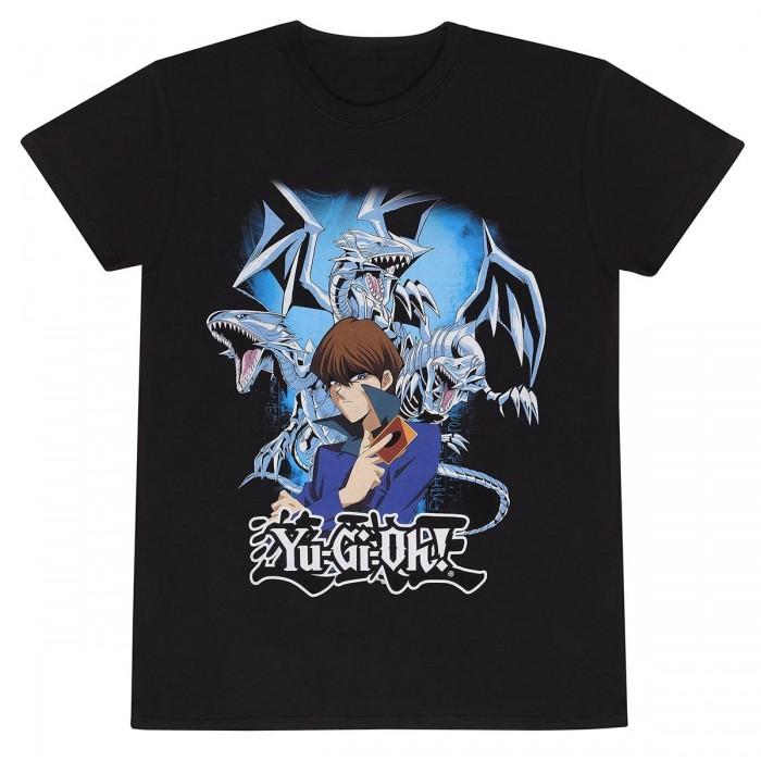 Ю Ги О! Футболка унисекс для взрослых Seto Kaiba и Blue Eyes White Dragon