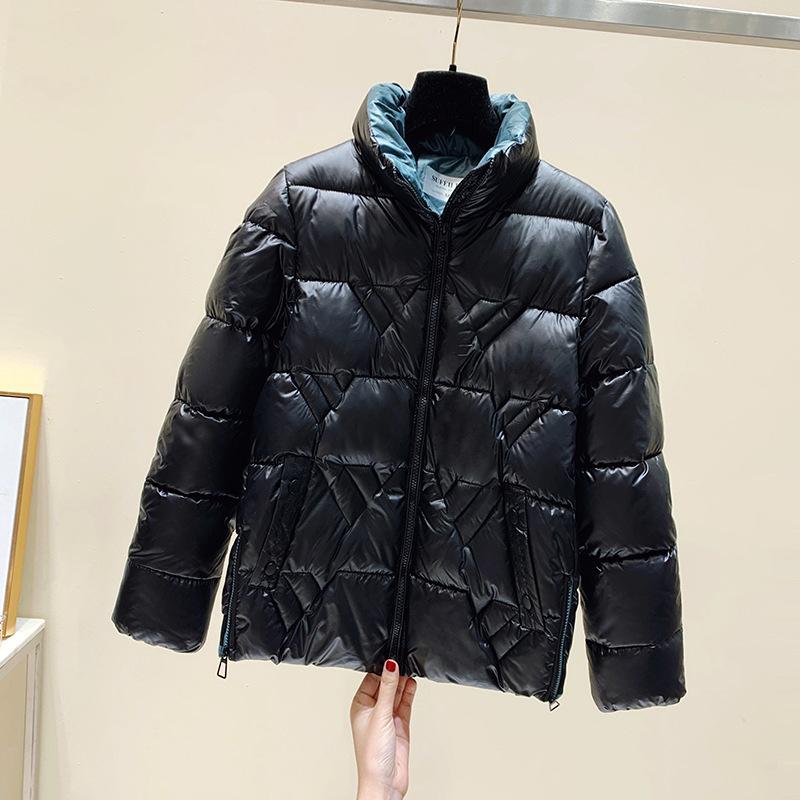 Новая пуховая хлопковая куртка женская маленького большого размера отдельная хлопковая куртка зимняя приталенная хлопковая куртка женская короткого стиля
