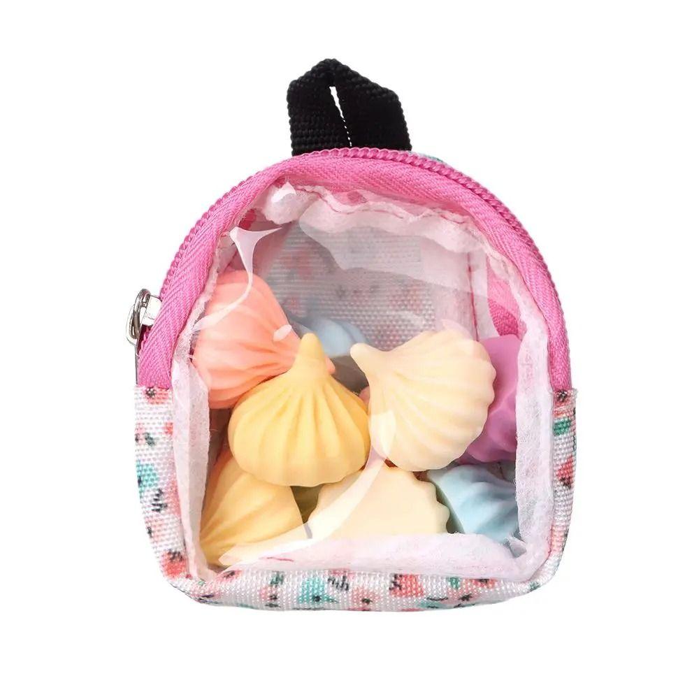 Rucksack Miniature Doll Bag Miniature Doll Bag Toys Travel Case Keychain Doll Backpack Kids Gift