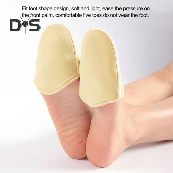 1 пара губчатых вставок для балетной обуви, снимающих давление на переднюю часть стопы, многоразовые моющиеся протекторы для пальцев ног для балета, танцев и повседневной носки