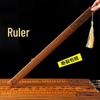 Durable Bamboo Teacher's Ruler: Thickened Pointer with Scale
