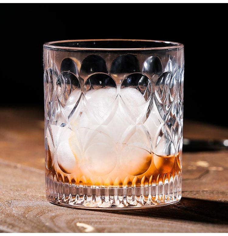 250ML Whiskey Glasses Crystal Bourbon Glass Ultra-Clear Premium Lead-Free Rocks Glass Tumbler Beer Water Cocktails Mug