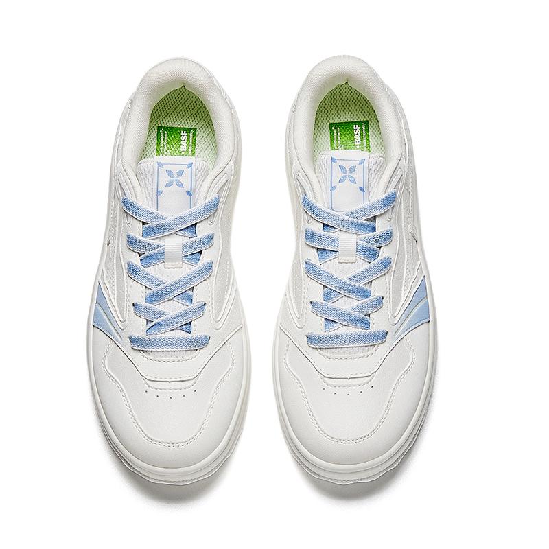 Anta Sunny Breeze Низкие кеды для скейтборда Женские Papyrus White/Danube Blue 122618034-6