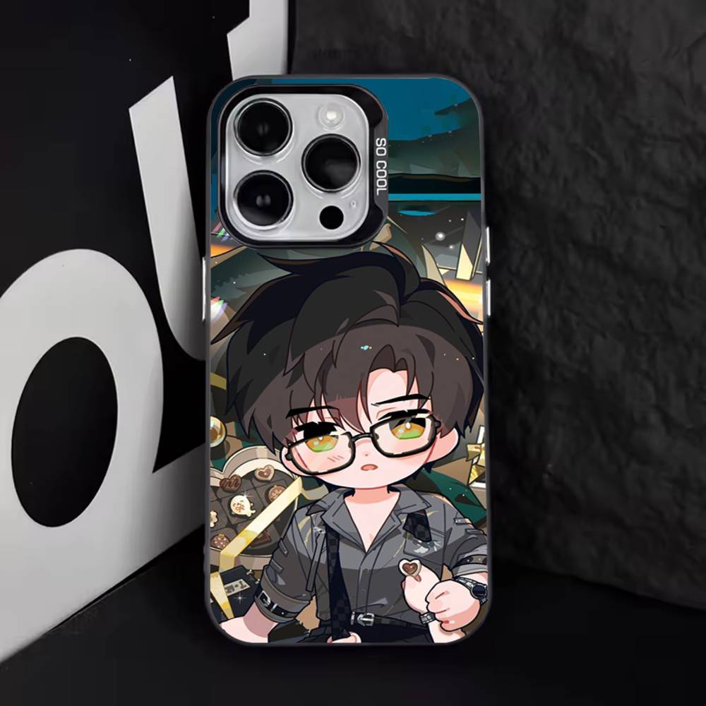 L-Любовь И D-Глубокий космос Sylus Для iPhone17,16,15,14,13,12,11,Pro,Max,Plus,E,Air,Mini Противоударный Черный Матовый Жесткий Бампер Чехол для Телефона