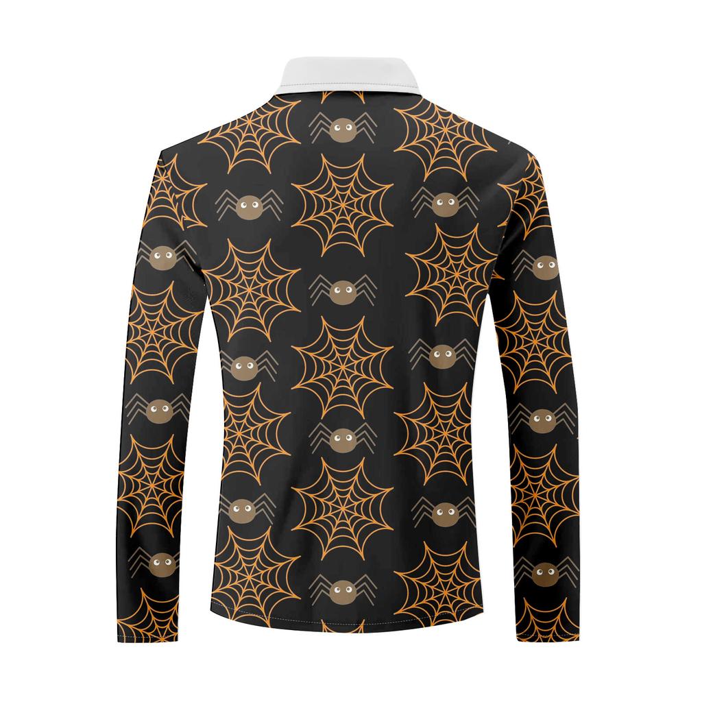 Мужская рубашка с длинными рукавами и воротником на пуговицах, модный повседневный топ