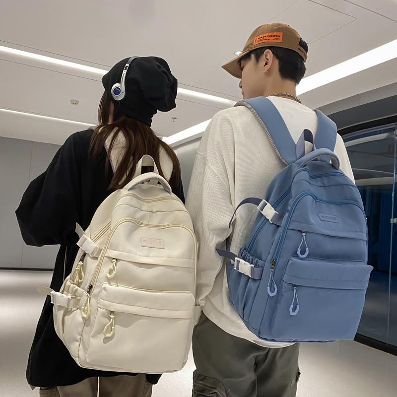 Fashion Men Laptop Rucksack Black Travel Backpack Mochila High School Large Bookbag for Boys Schoolbag For Girls Lovers Bagpack