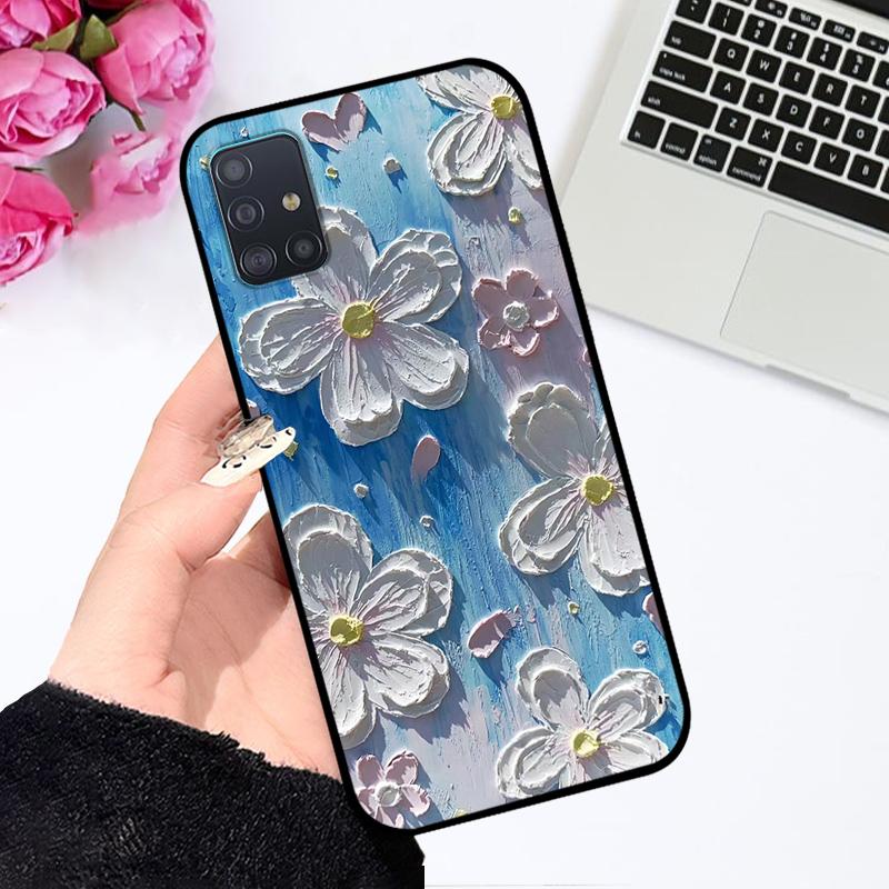 Для Samsung Galaxy A71 4G 5G Чехол Galaxy A70 Силиконовый ТПУ Матовый Чехол для Телефона Для Samsung A Quantum Fundas SM-A716N Чехол Бампер