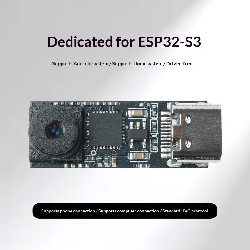 Mini Usb C Camera Module For Esp32 S3 Development Board Supports 720P 1Mp 65 Degree Wide Angle