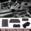 LHD ДЛЯ TOYOTA RAV4 RAV 4 GR sport 2026 2027 силиконовый Нижний слой Беспроводная зарядка Поднос для второго пилота передний задний подстаканник накладка
