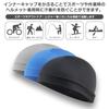 KING BISON Comfortable Inner Cap, Sports, Bike, Sweat Protection, Lightweight, Atama, Cool, Exercise, Fit, Walking, Baseball, 3 Pieces (Blue)