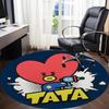 1pc Tata Character, BT21Chair Carpet for Office, Non-slip, Soft and Durable Office Rug for Interior Decoration, Perfect for Office yy250925217