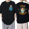 Classic Team Hasbulla Cotton T Shirt Men Women Fighting Hasbulla T-shirt Hip Hop Graphic Shirt Tops Manga T Shirt Streetwear