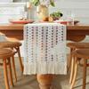 Table Cloth Macrame Table Runner Farmhouse Style Modern Farmhouse Decor Rustic Woven Cotton Festival Home Decoration