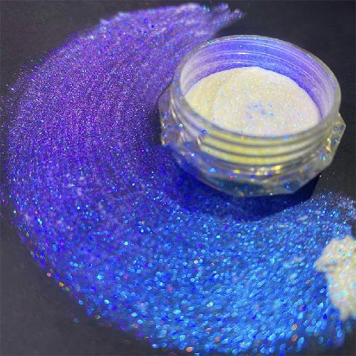 Многоцветные хамелеоновые тени для век, пудра, блестки для ногтей, Aurora Neon Rainbow Pigment, хромированная пудра, переливающиеся тени для век, декор для ногтей