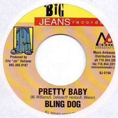 7-дюймовая пластинка BLING DAWG / LUKIE D - Pretty Baby / Number One Woman BJ019 Big Jeans Recor 2002 США Регги, Ска и Даб Б/У