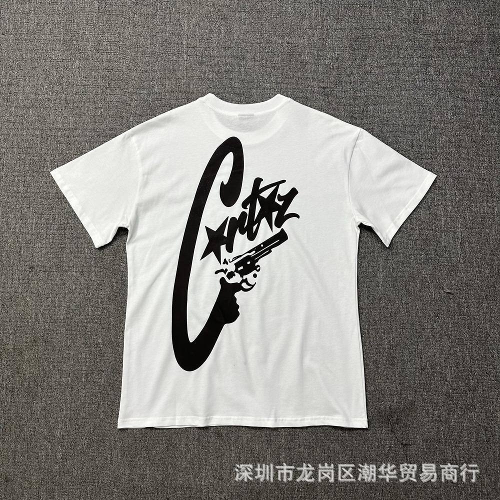 Cross-border Corteiz tide brand Alcatraz summer retro printing men's and women's trend loose casual short-sleeved T-shirt