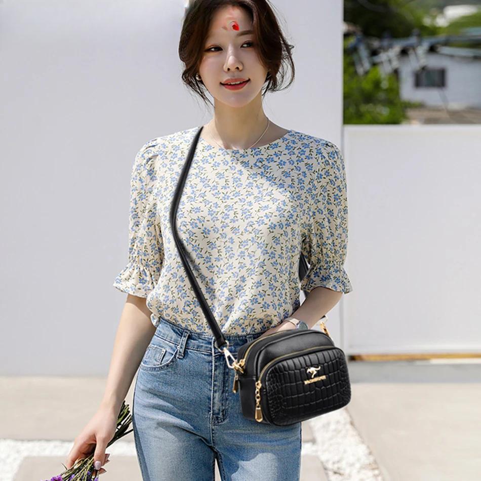 Женские сумки через плечо с узором из маленьких камней, летние модные дизайнерские сумки через плечо и сумки-мессенджеры из мягкой кожи