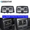 Car Rear Seat Air Conditioning AC Vent Grille Outlet Panel Cover For BMW 1 2 3 4 Series F30 F31 F34 F35 F20 F87 F32 F33