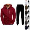 2024 Men's Winter Sports Casual Fitness Fashion Suit Hoodie Sweatshirt And Pants Zipper Hoodie