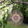10 Inch Colorful Metal Wind Spinner with 360 Degree Rotating Hook No Battery Needed Vibrant Garden Decor Gift for Family Friends