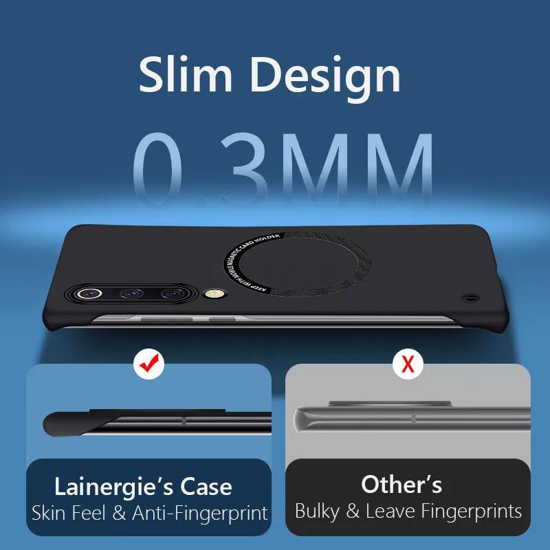 Безрамочный Магнитный Чехол Тонкий Для Magsafe Для OnePlus 9 10 Pro 11 10T 11R ACE Pro 2V 5G Беспроводная Зарядка Жесткая Задняя Крышка