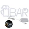 LED Neon Sign BAR Shape Design USB Or Battery Powered High Safety Widely Used Bar Neon Light for Bedroom Party Backyard