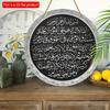 1 шт. 2d плоский подвесной круглый деревянный знак - 20 см Аятуль Курси настенная декоративная табличка, подарок для поклонников Мухаммеда, исламская арабская каллиграфия для пещеры влюбленных