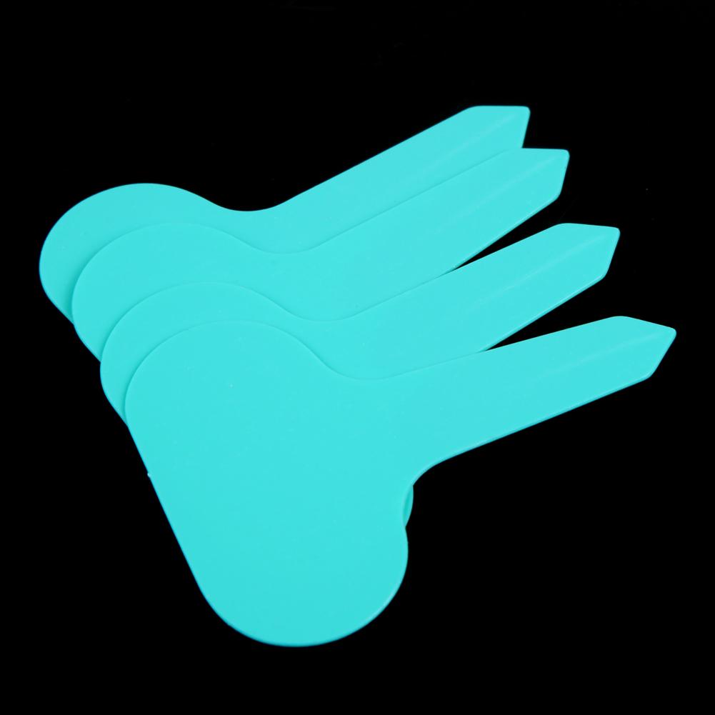 100 шт. Идентификационный матовый знак, бирка для цветочного дерева, питомника, знаки для растений в горшках, подсказка, пластиковая этикетка Т-типа