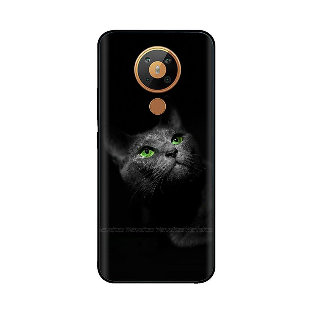 Для Nokia 5.3 Силиконовый Чехол Мягкая ТПУ Задняя Крышка для Nokia 5.3 3.4 Бампер Печатный Силиконовый Чехол для Nokia3.4 Nokia5.3 Телефон цветок
