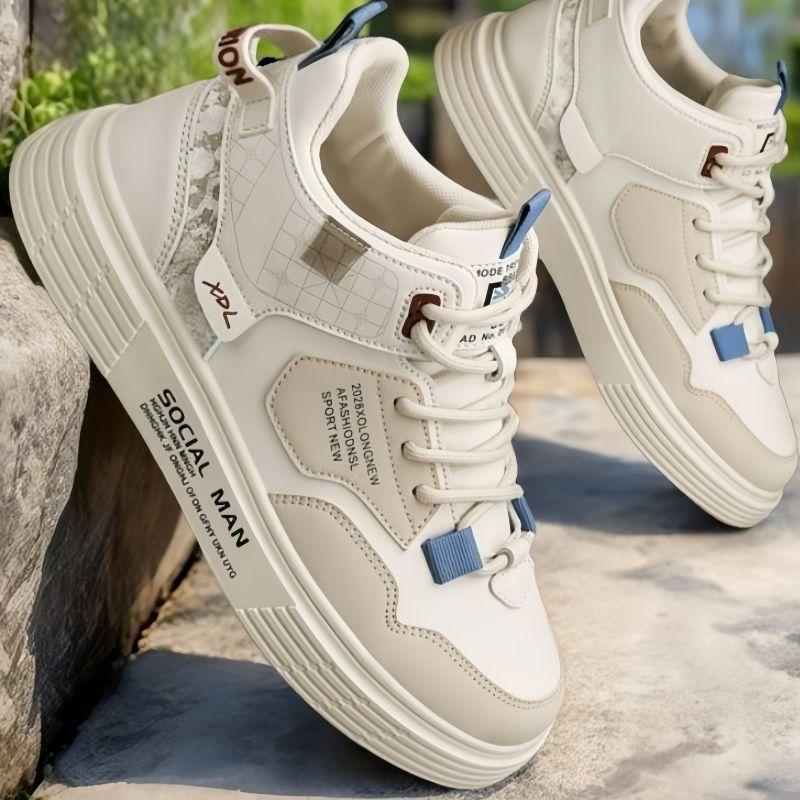 2025 осень новые универсальные туфли мужские трендовые высокие кеды корейская версия модные туфли повседневная обувь молодежные парусиновые туфли